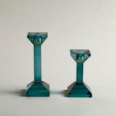 Marquis Candle Holder Blue Set of 2